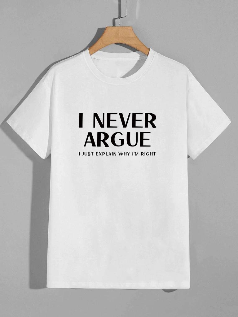 2026 Summer Unisexs Casual Letter Printed Round Neck Short Sleeved 100 Pure Cotton Soft Breathable Neutral Commuting Tshirt