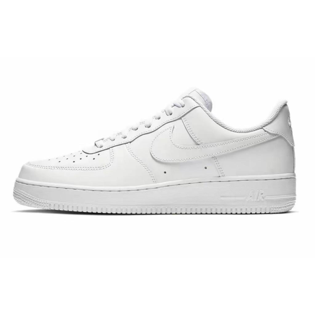 Nike Nike Air Force 1 Устойчивые к истиранию Устойчивые к истиранию Низкие кеды для скейтборда Унисекс Бетонно-серый CW2288-111(Team1110-S-BOX)