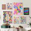 1pc Modern Be Kind and Love Always Poster Paper Print Home Bedroom Entrance Bar Cafe Art Painting Decoration