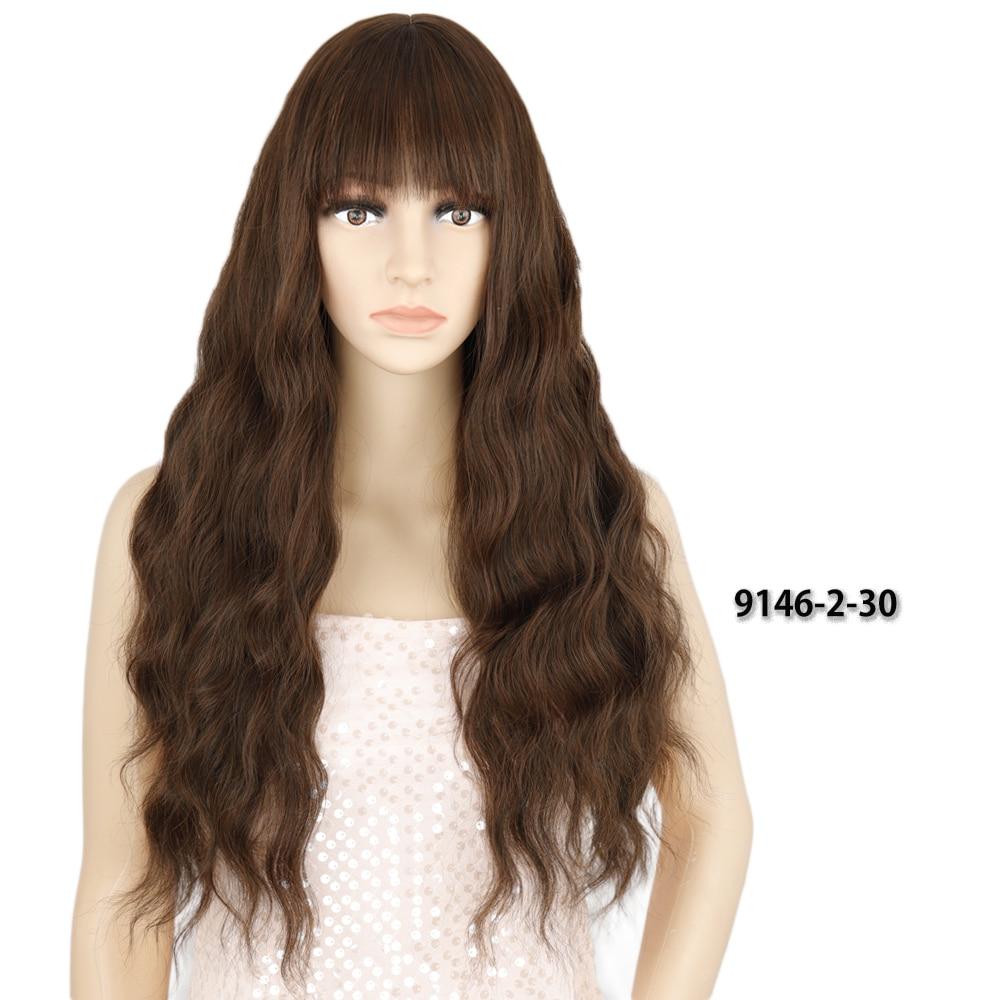 Синтетический длинный оранжевый парик с золотыми медовыми волнами и яркими пятнами, парик для косплея, женский термостойкий средний парик