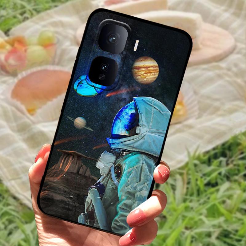 Чехол для VIVO IQOO Neo 10 Черный Мягкий Силикон Защита Задняя Крышка Для VIVO IQOO Neo 10 Pro Чехлы для Телефона Ударопрочный Чехол для Телефона