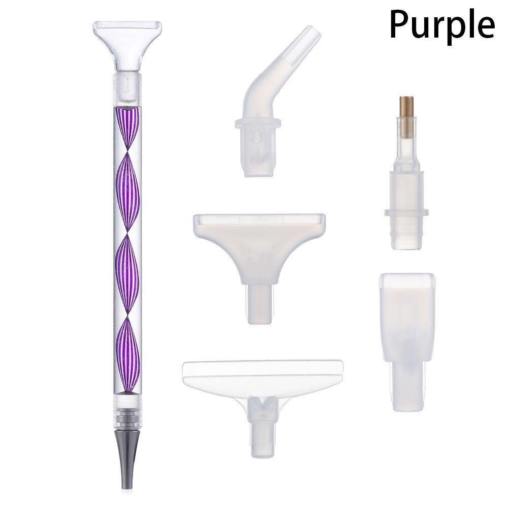 Spiral Flower Point Drill Pen Resin Pen Resin Diamond Painting Pen Alloy Replacement Pen Heads