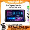 Carplay Android Auto For ToyotaCorolla 12 2018 2019 2020 Car Radio Intelligent Car Systems Touch Screen Stereo Head Unit No 2din