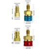 Quick Coupler Adapter Refrigerant Quick Couplers Kit,R1234YF To R134A Hose Adapter High and Low Side