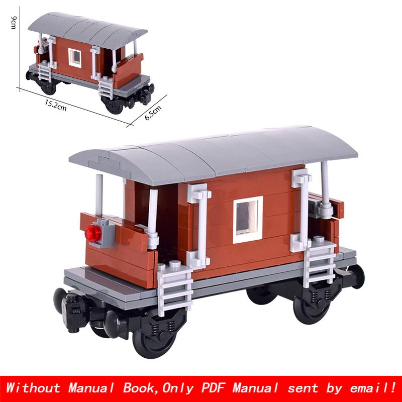 MOC Город Креативная Идея Технический Поезд База Колесо Тележка Строительные Блоки Кирпичи Собранные DIY Игрушки для Детей Рождественские Подарки