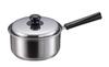 Кастрюля Cook Palace с дном Pearl Metal 18 см, серебристая, 3-х уровневая, для одной руки HB-2526