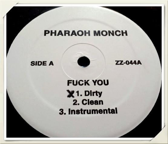 12-дюймовая пластинка PHARAOH MONCH STYLES PHARAOH MON Fuck You The Life ZZ044 БЕЗ МАРКИРОВКИ US Rap HipHopRB Б/у