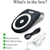 Комплект громкой связи Bluetooth, автомобильный комплект громкой связи, автоматическое включение, поддержка помощника Siri, встроенный микрофон и поддержка GPS, музыка