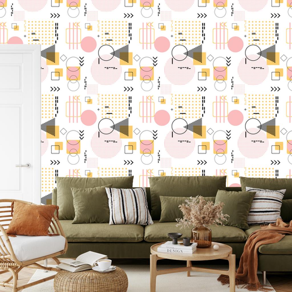 Wallpaper Decorative pattern for living room and bedroom 50x1000
