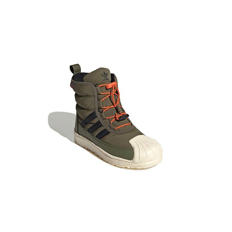 Adidas Originals Comfortable Versatile Durable Warm Childrens Boots Kids Boots Army-Green GX9074