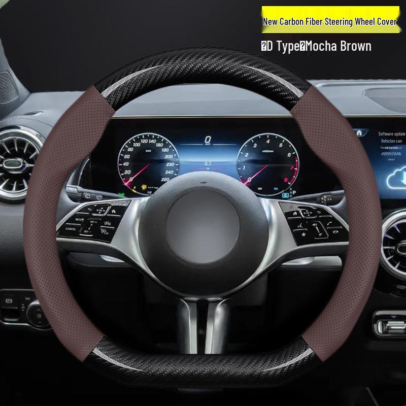 Ручная сшитая оплетка руля для Chery Tiggo 8/7/5X/3 (2018/2019) & Arrizo 5 (2019)
