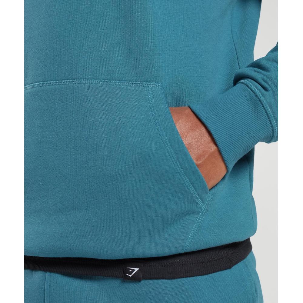 Gymshark Толстовка с капюшоном Crest Terrace Blue A2a4g Ub9v