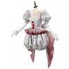 Pennywise Cosplay Costume for Adults, Horror Clown Halloween Outfit Set, Scary Joker Role Play Costume for Party