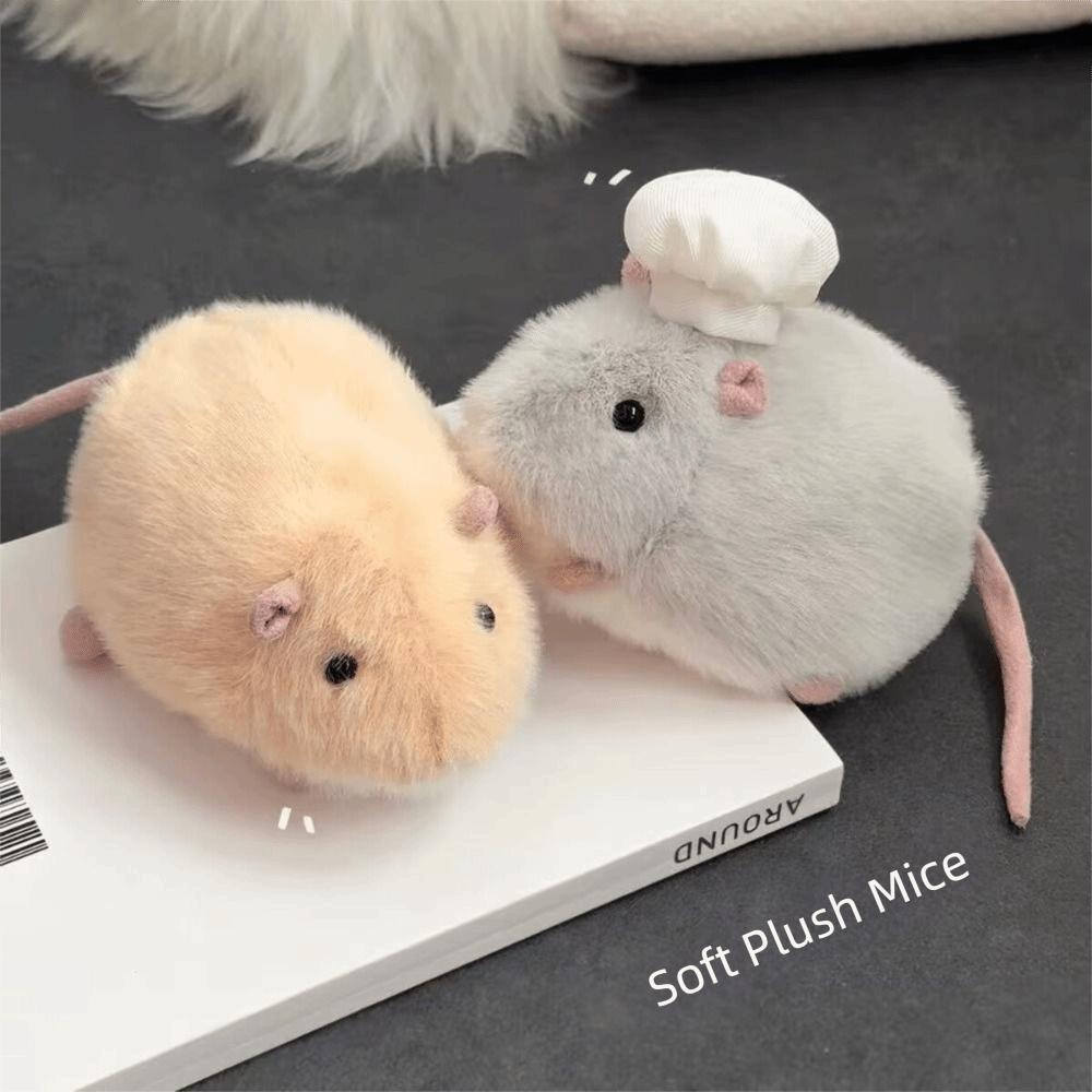 Kawaii/Adorable Design Plush Hamster Toy Bean Bag Filled Stress Relief Squeeze Toy Stress Relief