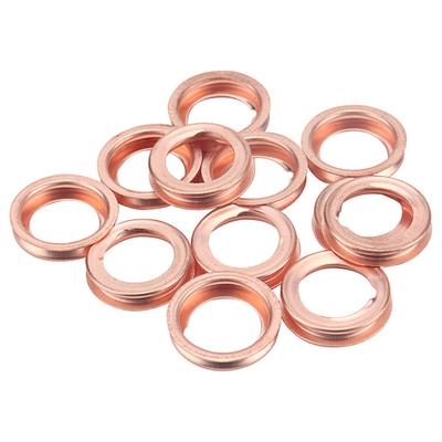 10 шт./компл. шайба, антикоррозийная круглая масляная высокопрочная пробка, сливные раздавливающие шайбы OE:1102601M02 для НИССАН