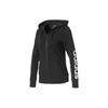 Not Sports Specific Logo Printed Hooded Jacket Women Jacket Black S97076