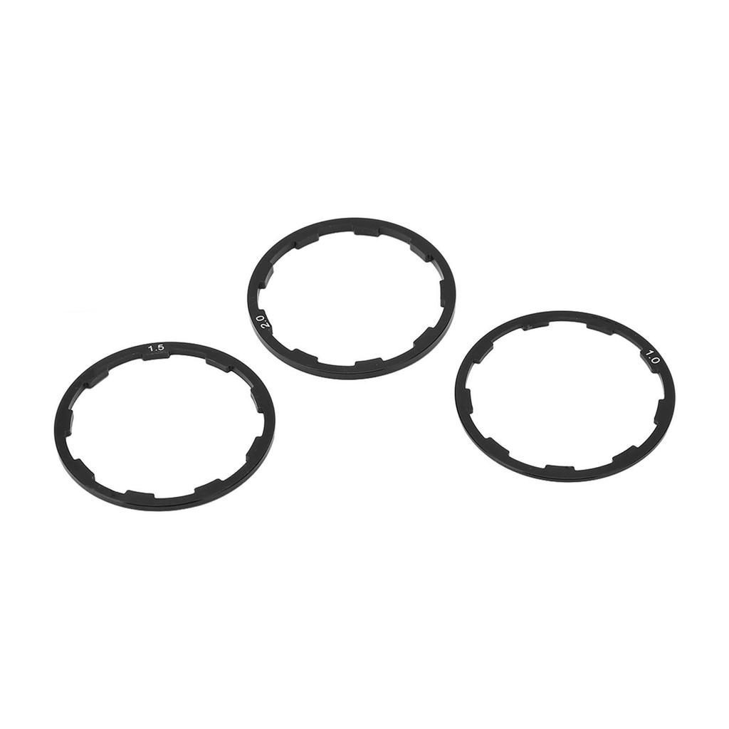 3 шт. Прокладка маховика велосипеда Алюминиевый сплав Устойчивый к коррозии Легкий 1 мм 1,5 мм 2 мм Велосипед