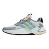 adidas Energyfalcon Скругленный носок Удобные Амортизирующие Нескользящие Износостойкие Низкие Повседневные Кроссовки для Бега Унисекс Белые Зеленые FY6643
