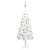 Day and Night - Day and Night Pre-lit Christmas Tree with Lights and Balls White 120 Cm