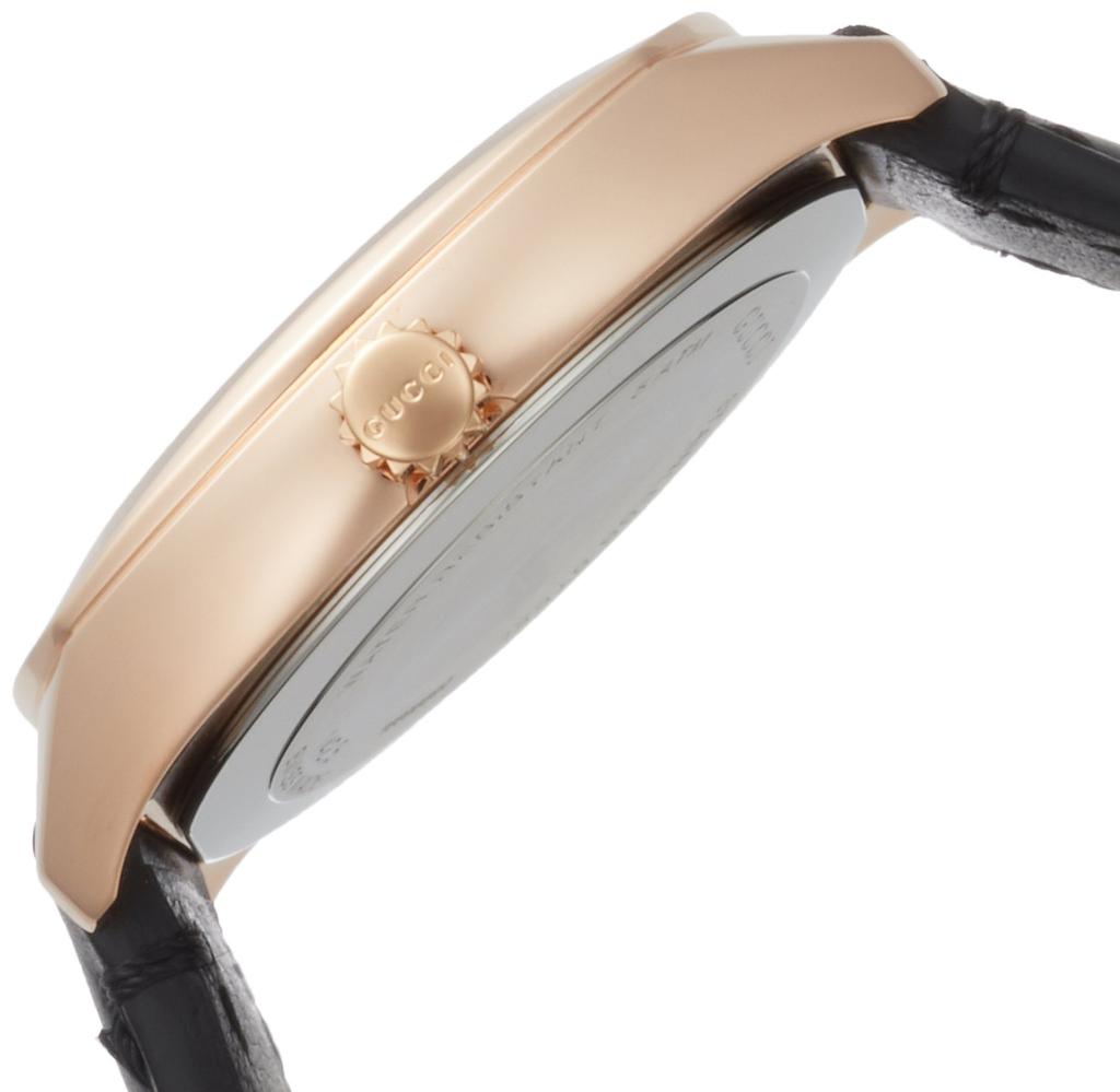 Gucci GG2570 Black Stainless Sapphire Quartz Swiss Watch, Dial, Steel, Crystal, Movement, 29mm, Made, YA142509, Women's