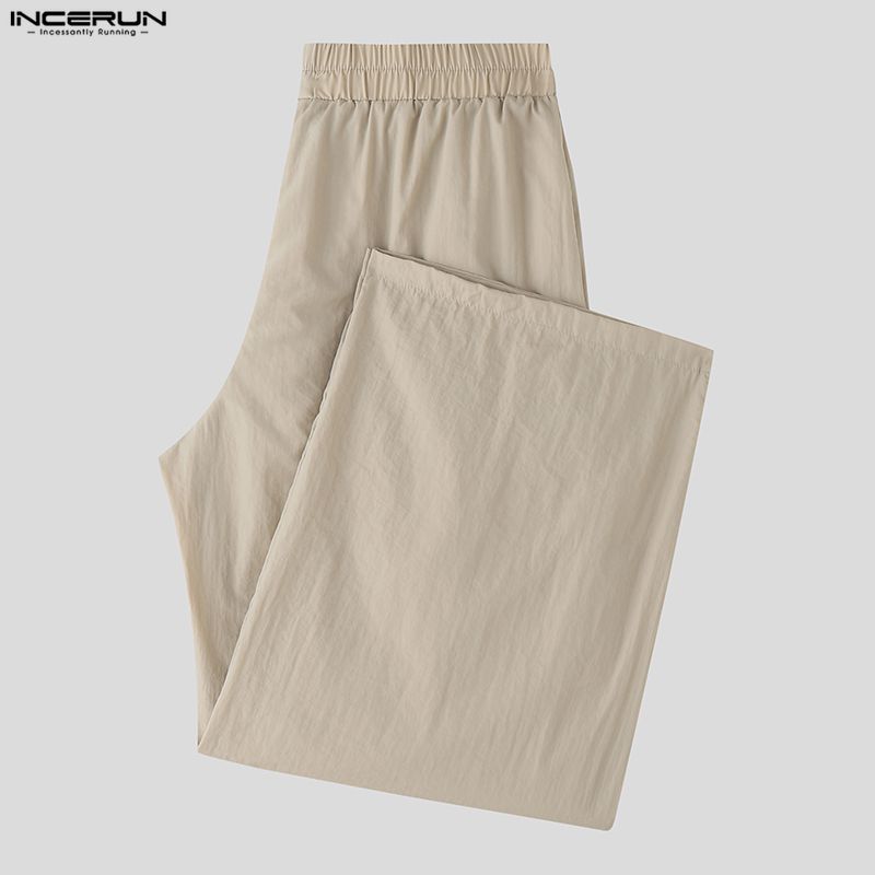 INCERUN Мужские повседневные комплекты из двух предметов: безрукавка и длинные брюки-карго