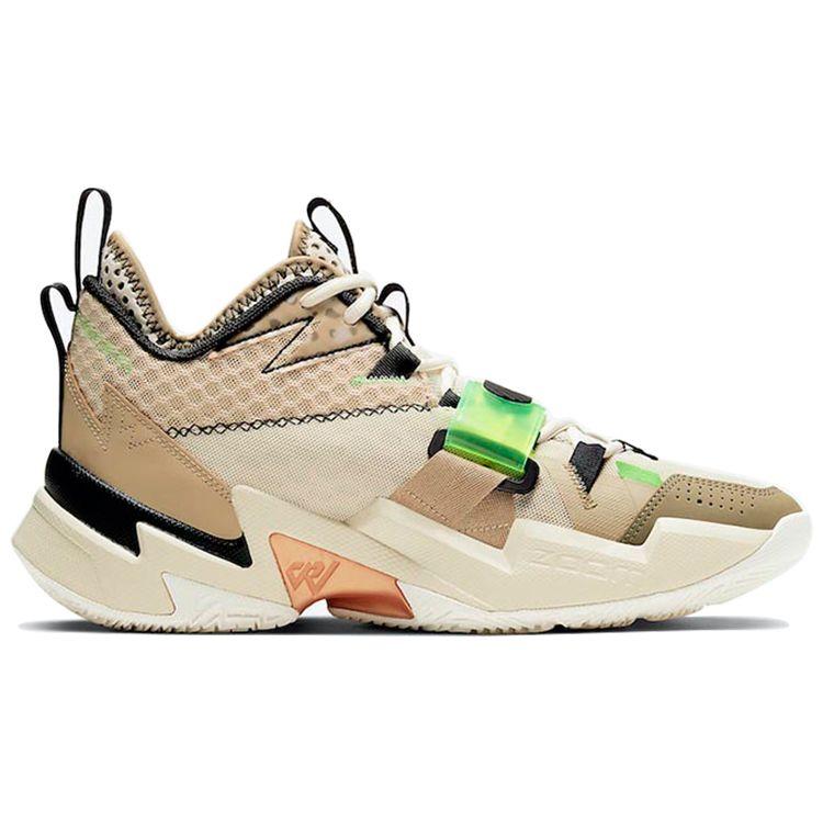 Мужские кроссовки Air Jordan Why Not Zer0.3 PF KB3 Коричневый Парашютно-Бежевый Ископаемый CD3002-200