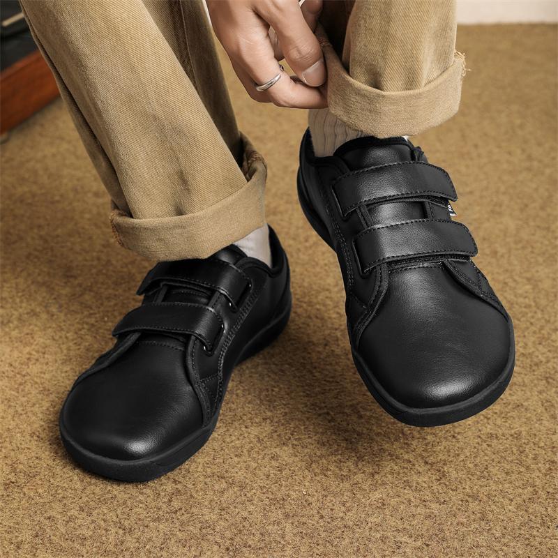 Модная однотонная обувь Мужская кожаная повседневная обувь для мужчин Лоферы Модная обувь для скейтборда Плоские мужские кроссовки Tenis Para Hombre