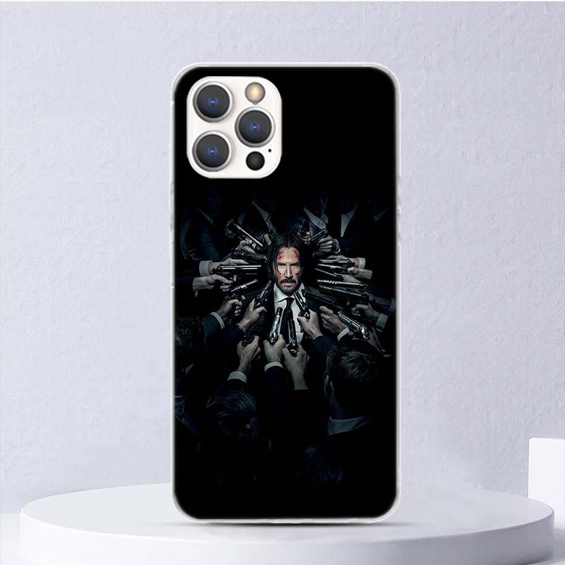 John Wick 4 Movie Soft Case For iPhone 16 17 Air 16E 15 Plus 11 12 13 Mini 14 Pro Max Phone Cover Apple 7 8 SE Coque Funda