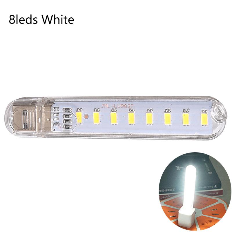 Мини-USB-книжные фонари Портативные USB-светодиодные лампы DC 5 В Ультра яркая лампа для чтения для Power Bank Кемпинговые ПК Ноутбуки USB-ночники