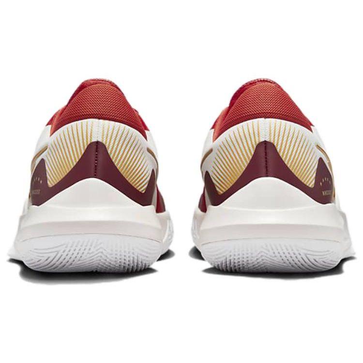 Nike Кроссовки унисекс Precision 6 Phantom Team Красные Белые Светло-Малиновые Металлик-Золотые DD9535-006