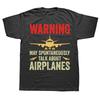 New Funny In Thrust We Trust Airplane Jet Engine RC Pilot Flying Graphic Tops Men Tshirt Summer Hip Hop Short Sleeve T Shirts
