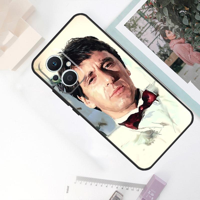 Кейс с Аль Пачино из «Лица со шрамом» для OPPO Reno 11F 4Z 5Z 8T 10 Pro 4 6 7 8 5 Lite Чехол для OPPO Find X6 Pro X2 X3 X5 Lite