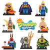 Spongebob Patrick Star Blocks Cartoon Anime Assembled Model  Small Building Blocks Children Cute Boys Girls  Educational Gifts