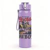 1PC Coors Cowboy Western Retro Grunge Print 750ml Portable Sports Water Bottle Leakproof Gym Outdoor Travel Drink Cup