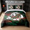 South Sydney Rabbitohs Design Bed Bedding Set 1 Duvet Cover + 2 Pillowcases Soft Breathable Household Bed Linens