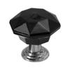 Colorful Cabinet Handles Door Knobs Cupboard Pulls Crystal Glass Knobs Diamond Shape Pull Handle