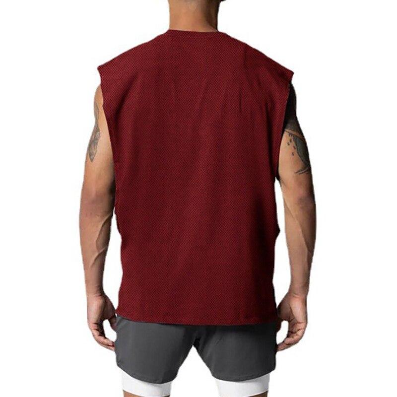 Muscleguys Летний бутик, мужские футболки без рукавов, жилет, свободный топ для фитнеса и тренировок с широкими плечами