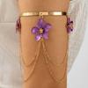 Resort Wind Open Arm Bracelet Punk Style Tassel Arm Ring Creative Fringed Arm Ring  Beach