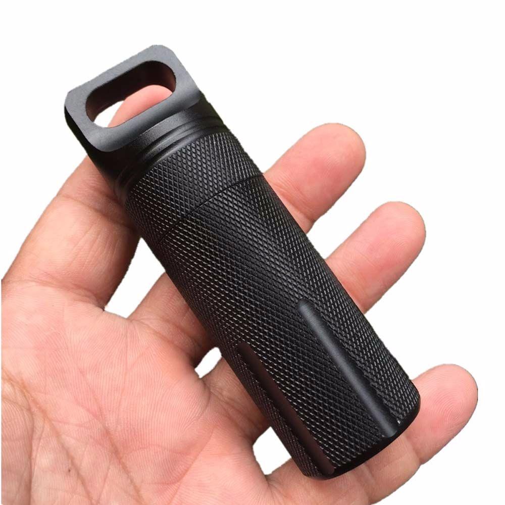 Capsule Survival Dry Bottle Hike Box Medicine Case Pill Box Seal Tank Container First-Aid Canister