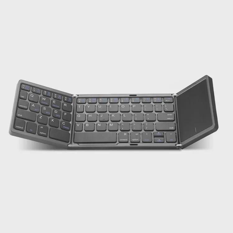Bluetooth Wireless Foldable Keyboard with Touchpad for Phones & Tablets