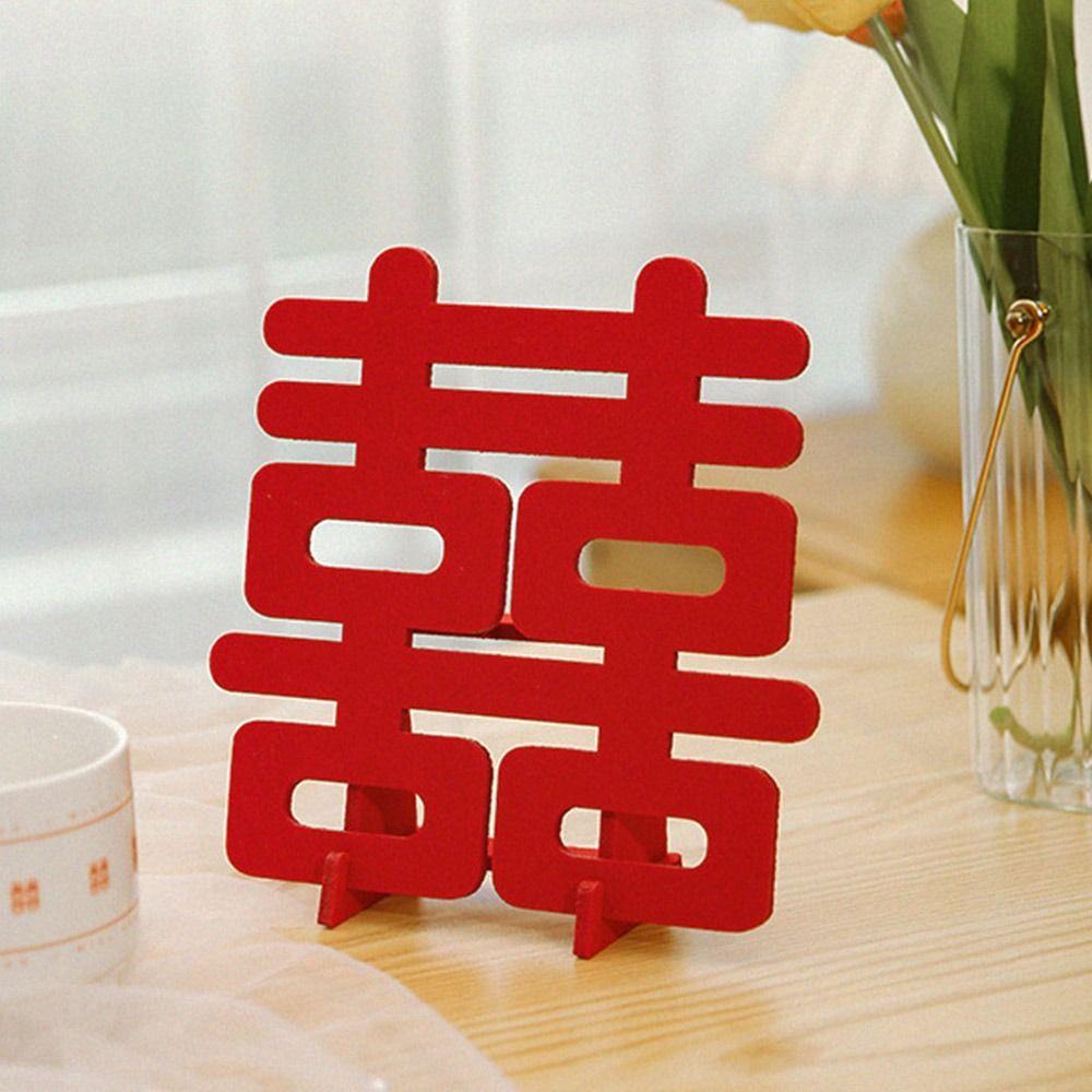 3D Wedding Ornament Wedding Supplies Xi Word Sticker Chinese Wedding Decoration Wall Stickers