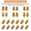 24pcs MK8 Ender 3 Nozzles 3D Printer Brass Nozzles Extruder for Ender 3 CR-10 0.2/0.3/0.4/0.5/0.6/0.8/1.0mm Printer Nozzle