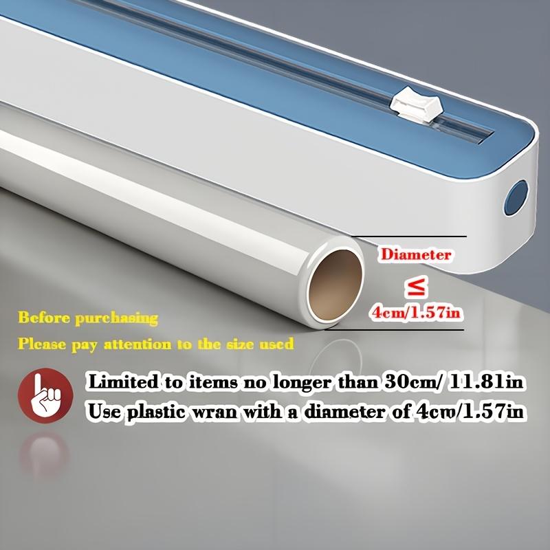 1pc Dual-Function Plastic Wrap Cutter - Multipurpose Kitchen Sealer - Reusable Packaging Machine, Kitchen Packing Tool