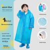 Children's and Student Long EVA Poncho – Waterproof, Disposable Raincoat for Girls and Boys