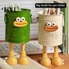 Space-saving Pen Container Cartoon Holder Round Vertical Pencil for Office Home Stationery For Desk Study Desktop Accessories Storage Organizer