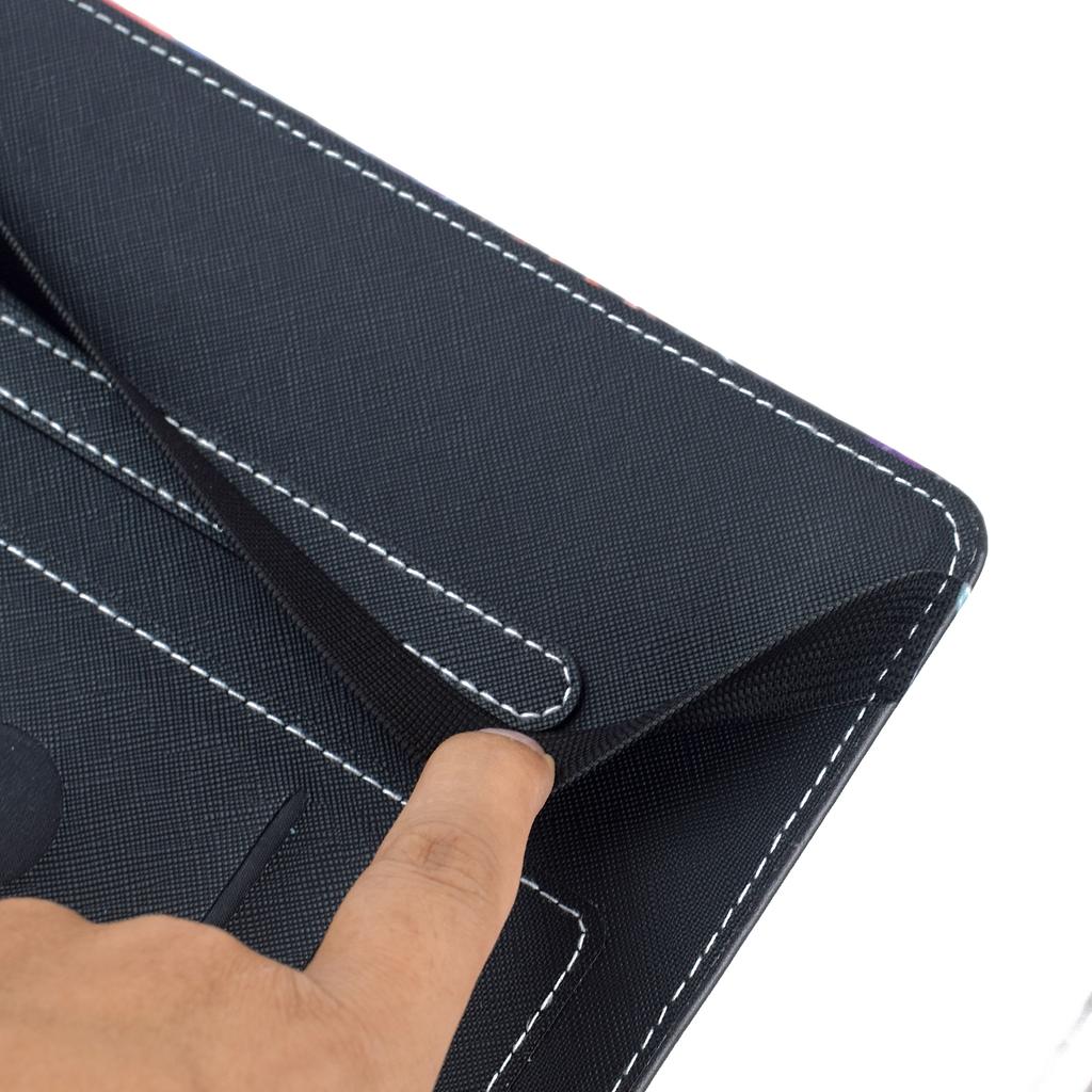 Для Lenovo Idea Tab Pro/Tab P12 Pro Gen 2 Кожаный чехол С рисунком Слоты для карт Подставка Автоматический сон/пробуждение Чехол для планшета