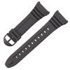 Smooth Surface Watch Band Replaceable Excellent Silicone Wristwatch Strap Replacement for Casio W-96H