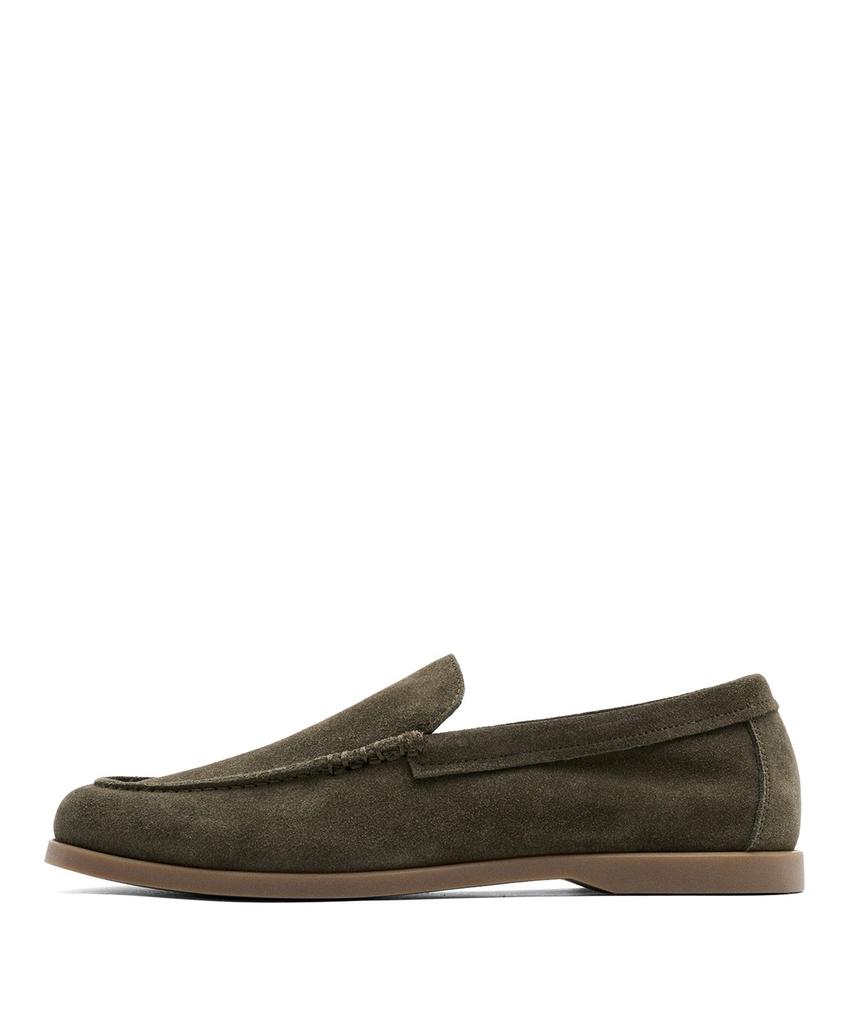 Massimo Dutti Soft Split Suede Leather Loafers