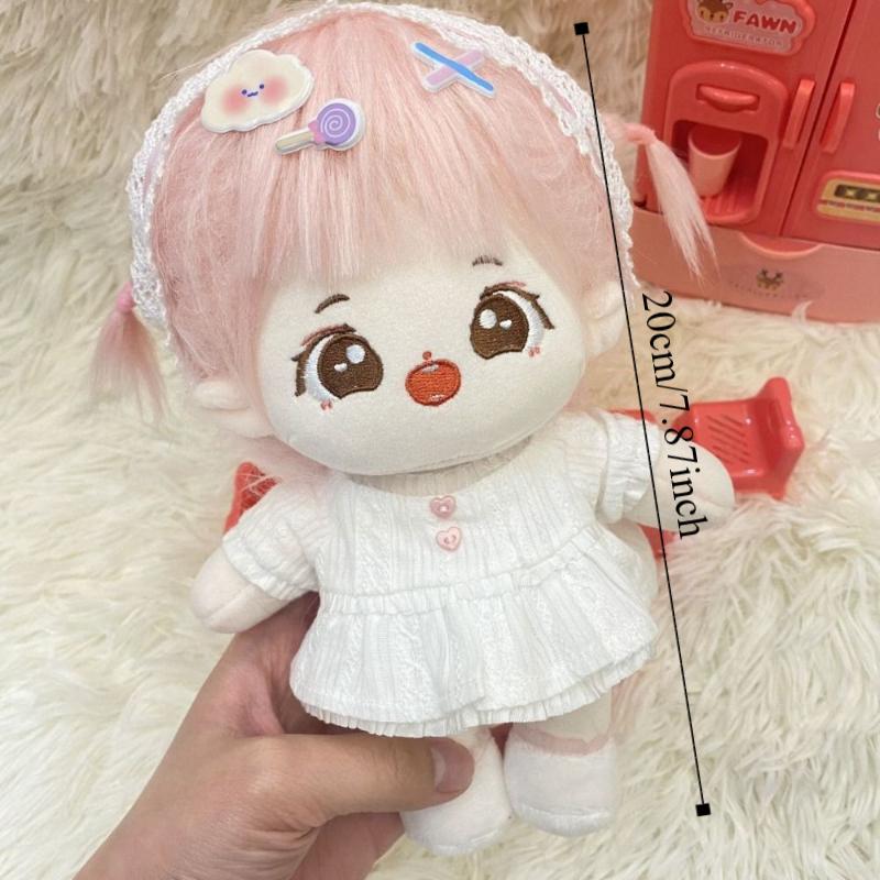 Lolita Cotton Doll Clothes Hoodies Plush Toy Clothes 20cm Cotton Doll  Dress  Doll Accessories