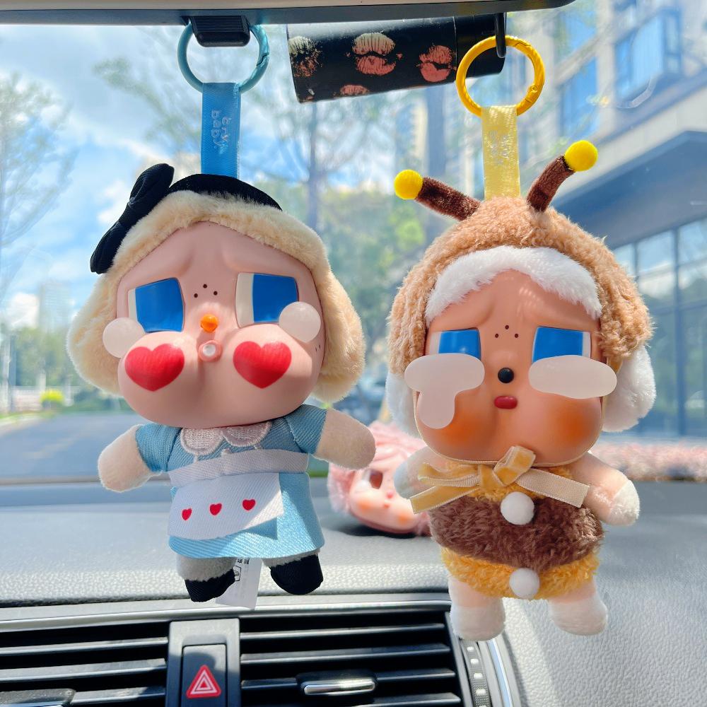 Подвеска для автомобиля labubu Crybaby Серия плачущих Фигурки в слепой коробке Виниловая кукла с лицом Плачущий ребенок Подвеска Коробка-сюрприз Игрушка брелок для сумки Подарок Детский подарок на день рождения